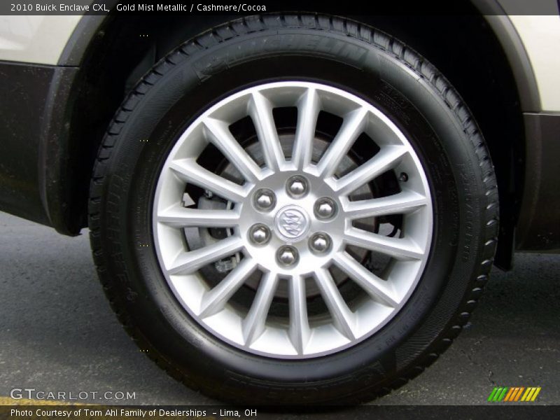 Gold Mist Metallic / Cashmere/Cocoa 2010 Buick Enclave CXL