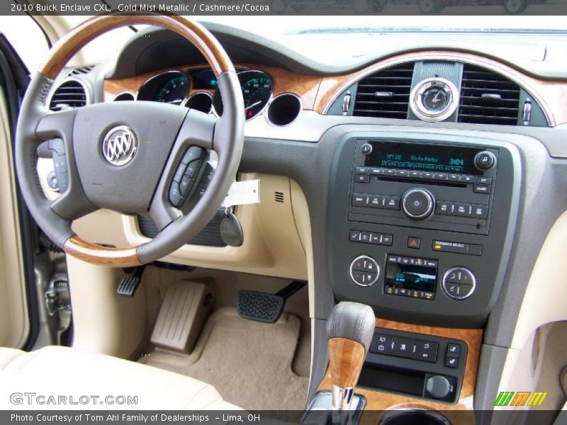 Gold Mist Metallic / Cashmere/Cocoa 2010 Buick Enclave CXL