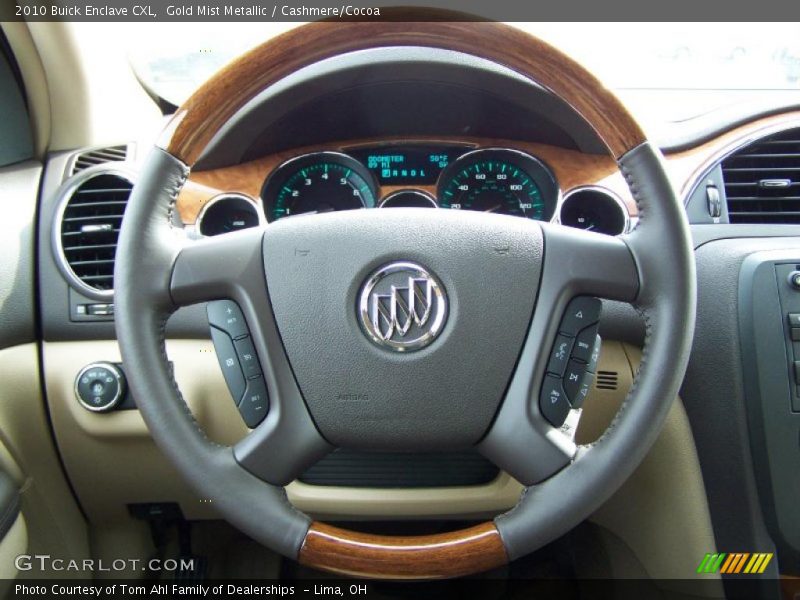 Gold Mist Metallic / Cashmere/Cocoa 2010 Buick Enclave CXL