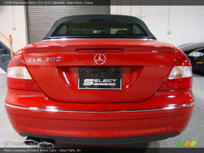 Mars Red / Stone 2008 Mercedes-Benz CLK 350 Cabriolet