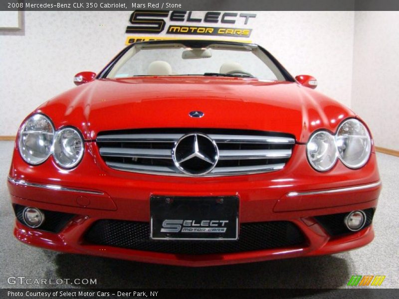 Mars Red / Stone 2008 Mercedes-Benz CLK 350 Cabriolet