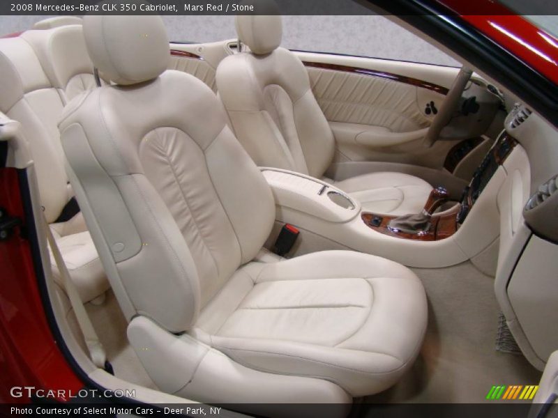 Mars Red / Stone 2008 Mercedes-Benz CLK 350 Cabriolet