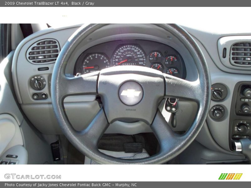 Black / Gray 2009 Chevrolet TrailBlazer LT 4x4