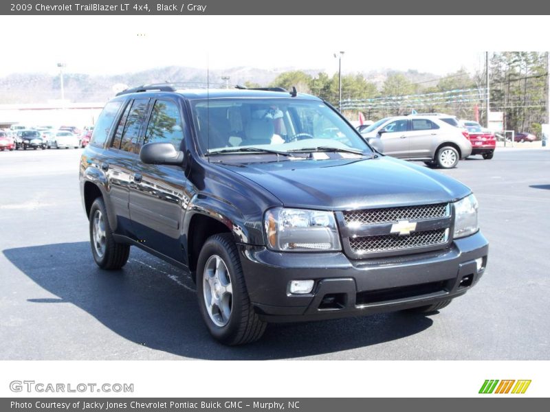 Black / Gray 2009 Chevrolet TrailBlazer LT 4x4