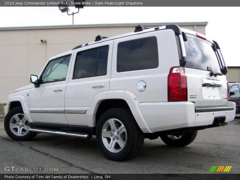 Stone White / Dark Khaki/Light Graystone 2010 Jeep Commander Limited 4x4