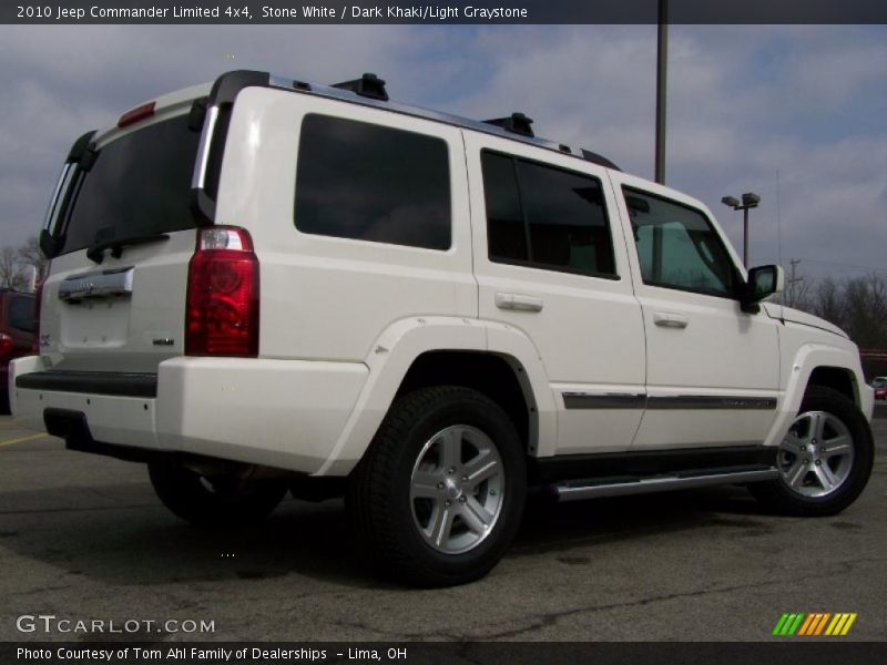 Stone White / Dark Khaki/Light Graystone 2010 Jeep Commander Limited 4x4