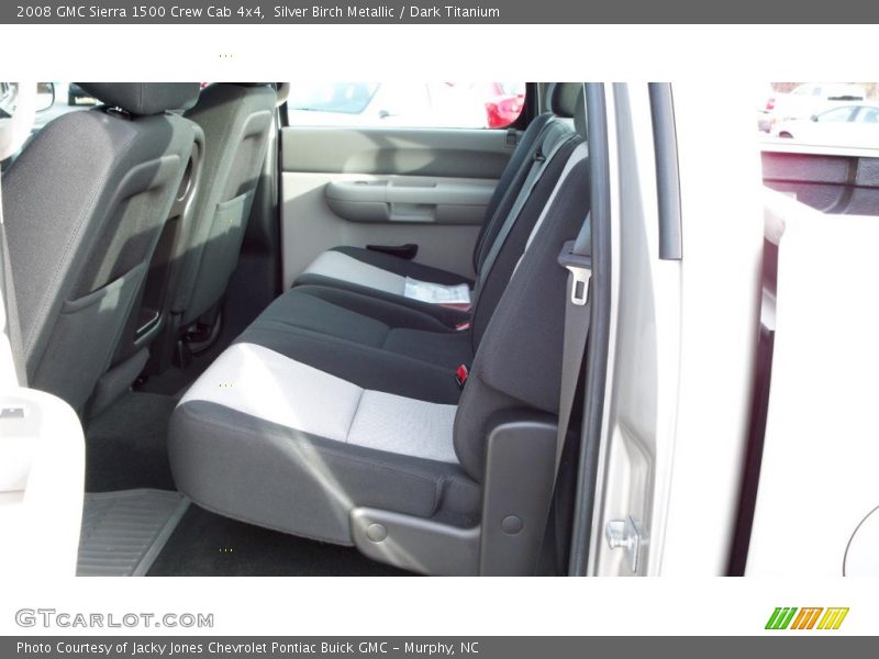 Silver Birch Metallic / Dark Titanium 2008 GMC Sierra 1500 Crew Cab 4x4