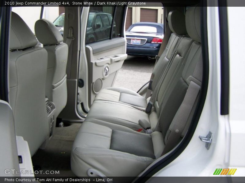 Stone White / Dark Khaki/Light Graystone 2010 Jeep Commander Limited 4x4