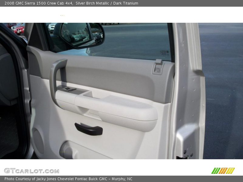 Silver Birch Metallic / Dark Titanium 2008 GMC Sierra 1500 Crew Cab 4x4
