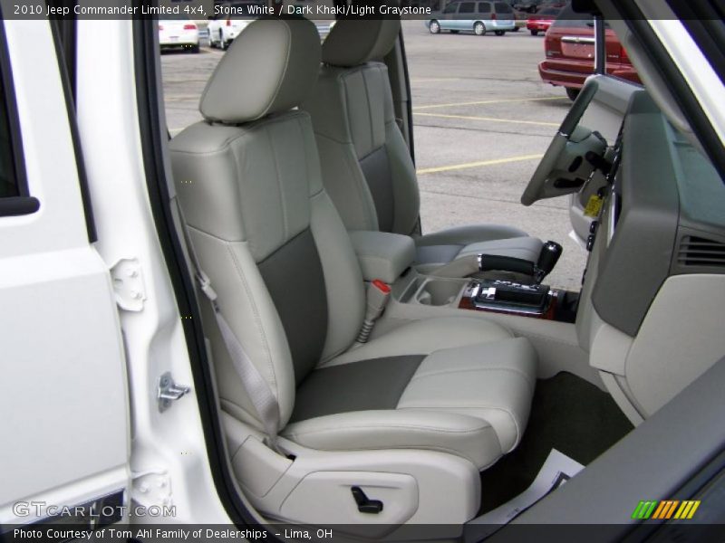 Stone White / Dark Khaki/Light Graystone 2010 Jeep Commander Limited 4x4