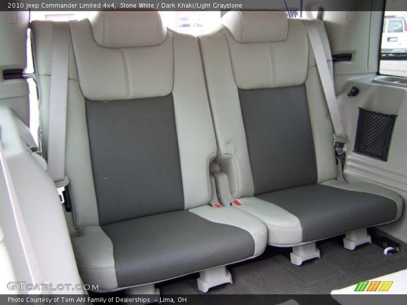 Stone White / Dark Khaki/Light Graystone 2010 Jeep Commander Limited 4x4