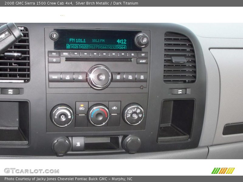 Silver Birch Metallic / Dark Titanium 2008 GMC Sierra 1500 Crew Cab 4x4