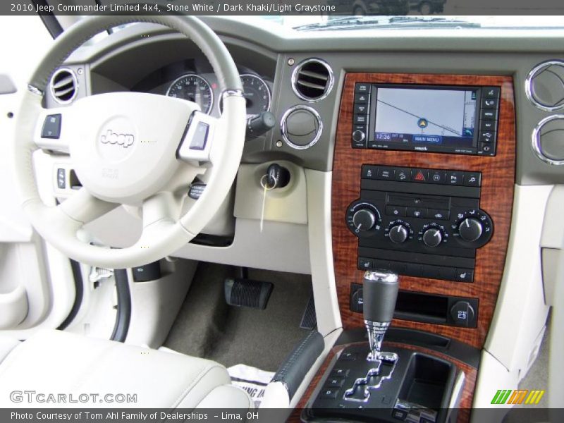 Stone White / Dark Khaki/Light Graystone 2010 Jeep Commander Limited 4x4