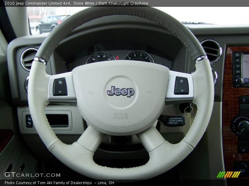 Stone White / Dark Khaki/Light Graystone 2010 Jeep Commander Limited 4x4