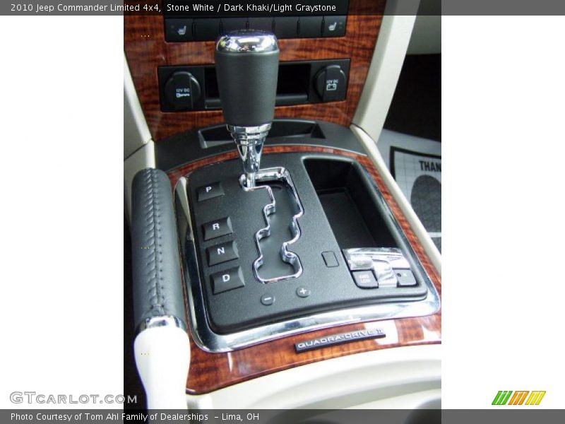 Stone White / Dark Khaki/Light Graystone 2010 Jeep Commander Limited 4x4