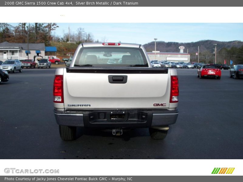 Silver Birch Metallic / Dark Titanium 2008 GMC Sierra 1500 Crew Cab 4x4