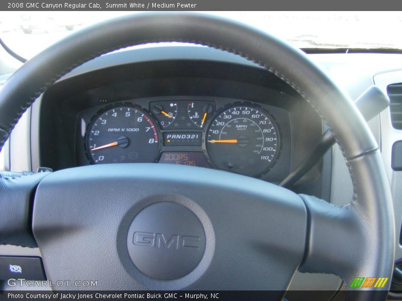 Summit White / Medium Pewter 2008 GMC Canyon Regular Cab