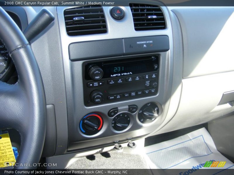 Summit White / Medium Pewter 2008 GMC Canyon Regular Cab