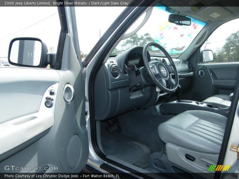 Bright Silver Metallic / Dark/Light Slate Gray 2006 Jeep Liberty Limited
