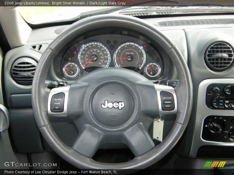 Bright Silver Metallic / Dark/Light Slate Gray 2006 Jeep Liberty Limited