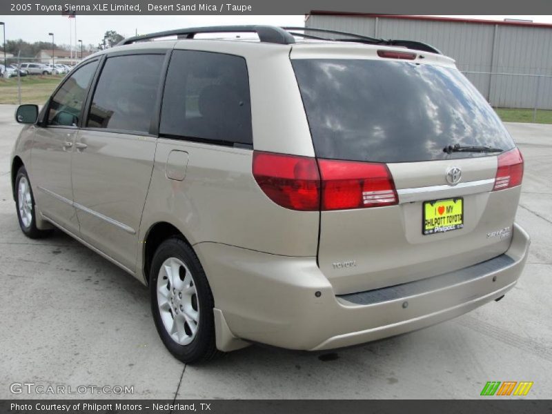 Desert Sand Mica / Taupe 2005 Toyota Sienna XLE Limited
