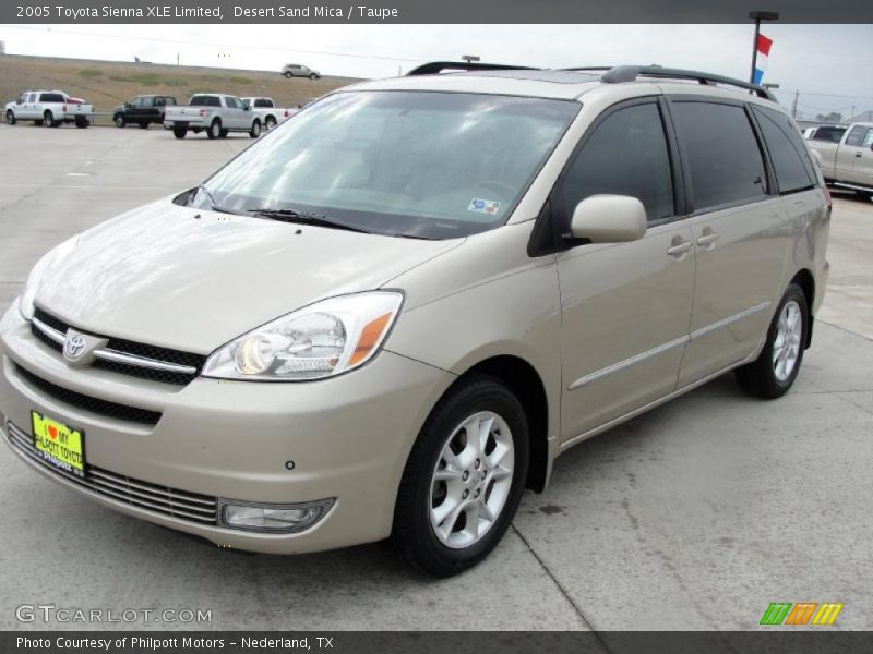 Desert Sand Mica / Taupe 2005 Toyota Sienna XLE Limited