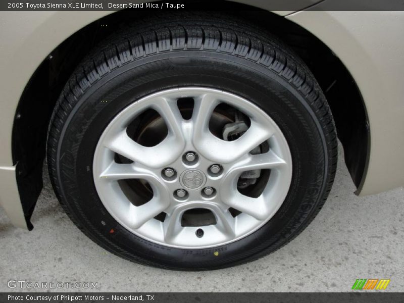 Desert Sand Mica / Taupe 2005 Toyota Sienna XLE Limited