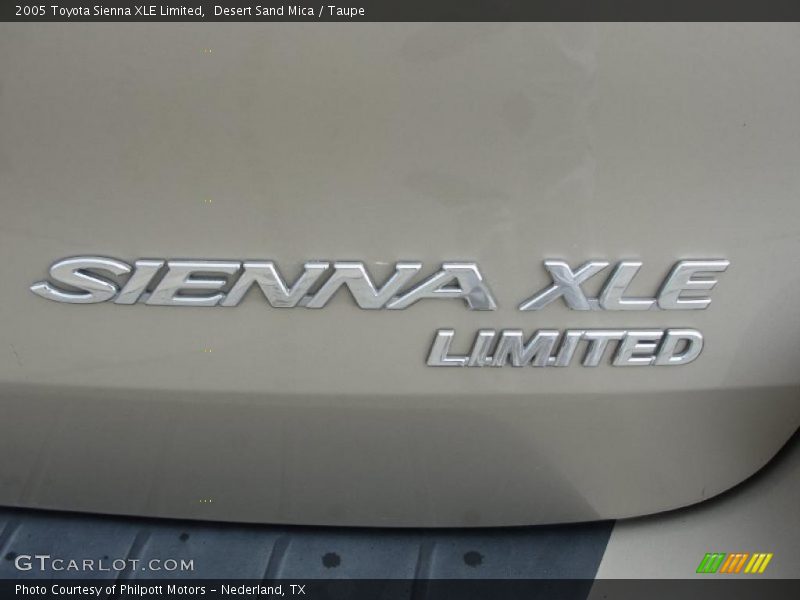 Desert Sand Mica / Taupe 2005 Toyota Sienna XLE Limited