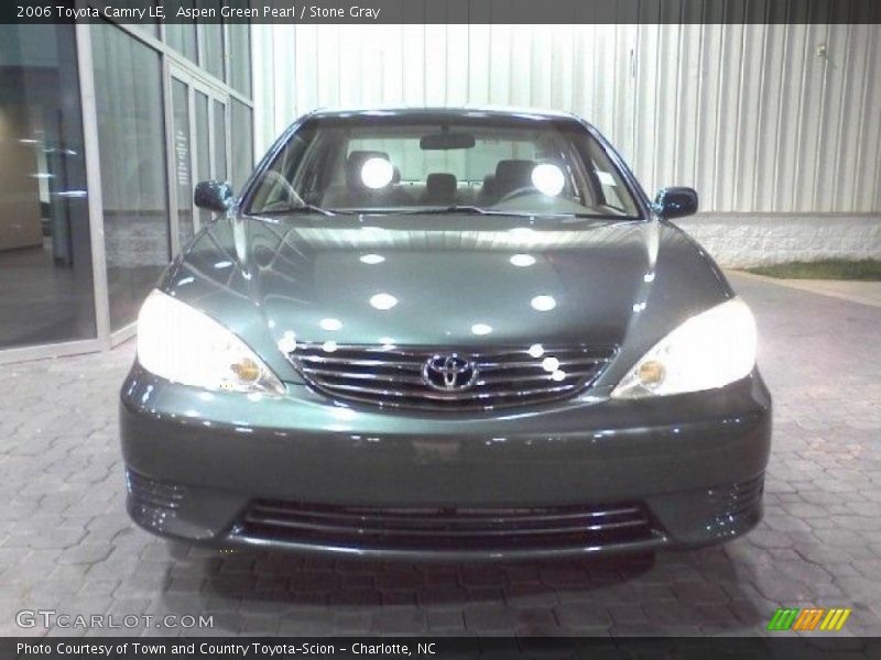 Aspen Green Pearl / Stone Gray 2006 Toyota Camry LE