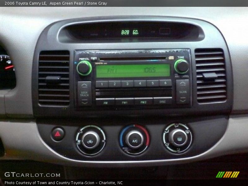Aspen Green Pearl / Stone Gray 2006 Toyota Camry LE