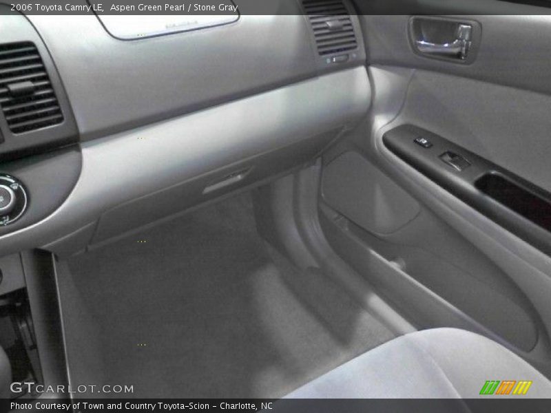 Aspen Green Pearl / Stone Gray 2006 Toyota Camry LE