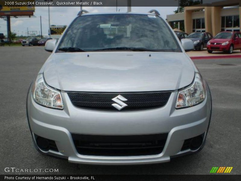 Quicksilver Metallic / Black 2008 Suzuki SX4 Crossover