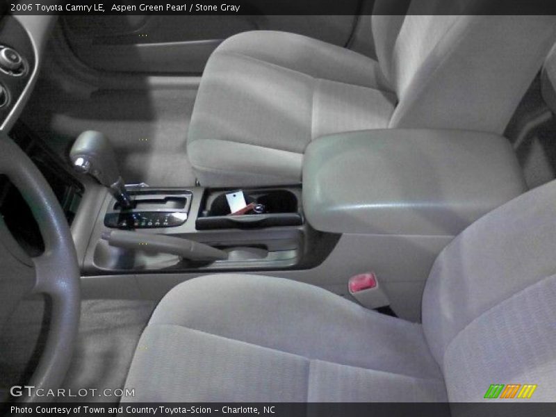 Aspen Green Pearl / Stone Gray 2006 Toyota Camry LE
