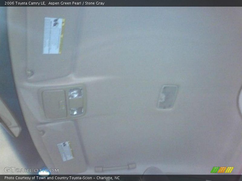 Aspen Green Pearl / Stone Gray 2006 Toyota Camry LE