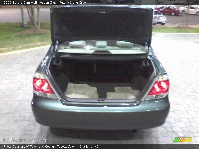 Aspen Green Pearl / Stone Gray 2006 Toyota Camry LE