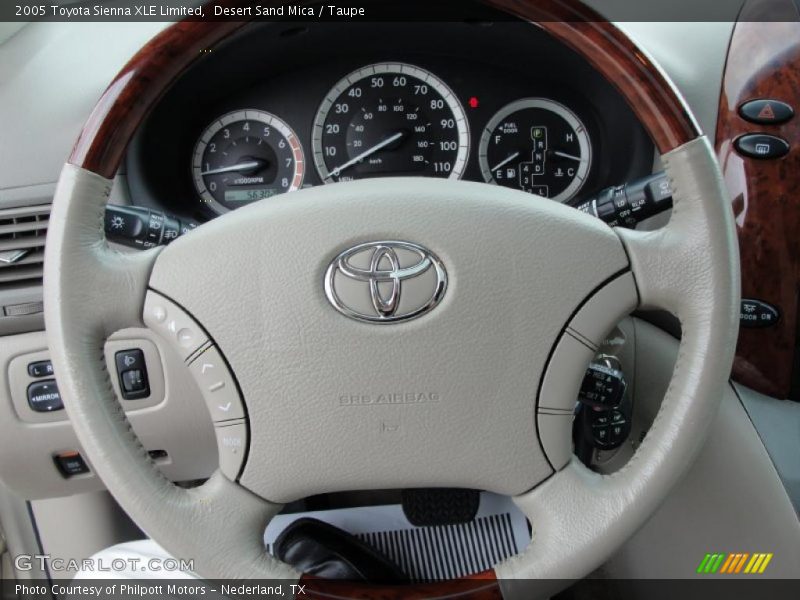 Desert Sand Mica / Taupe 2005 Toyota Sienna XLE Limited