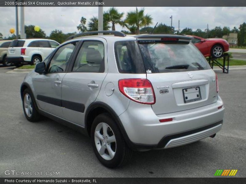 Quicksilver Metallic / Black 2008 Suzuki SX4 Crossover