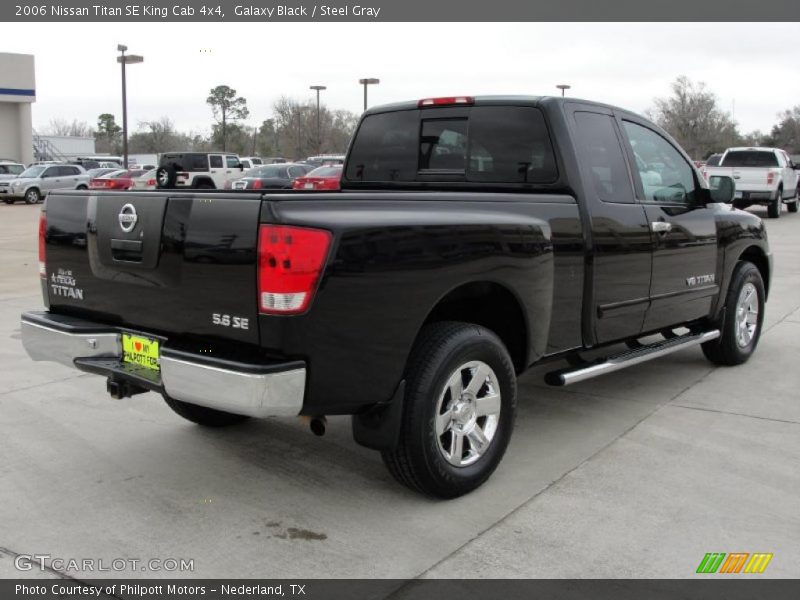 Galaxy Black / Steel Gray 2006 Nissan Titan SE King Cab 4x4