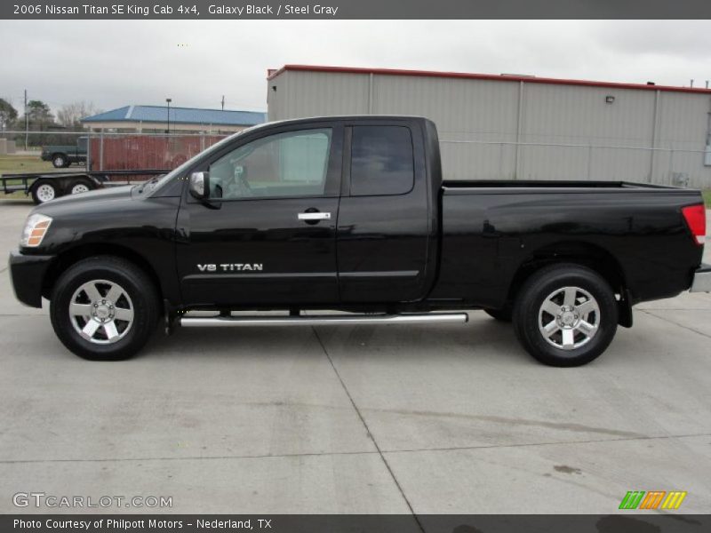 Galaxy Black / Steel Gray 2006 Nissan Titan SE King Cab 4x4