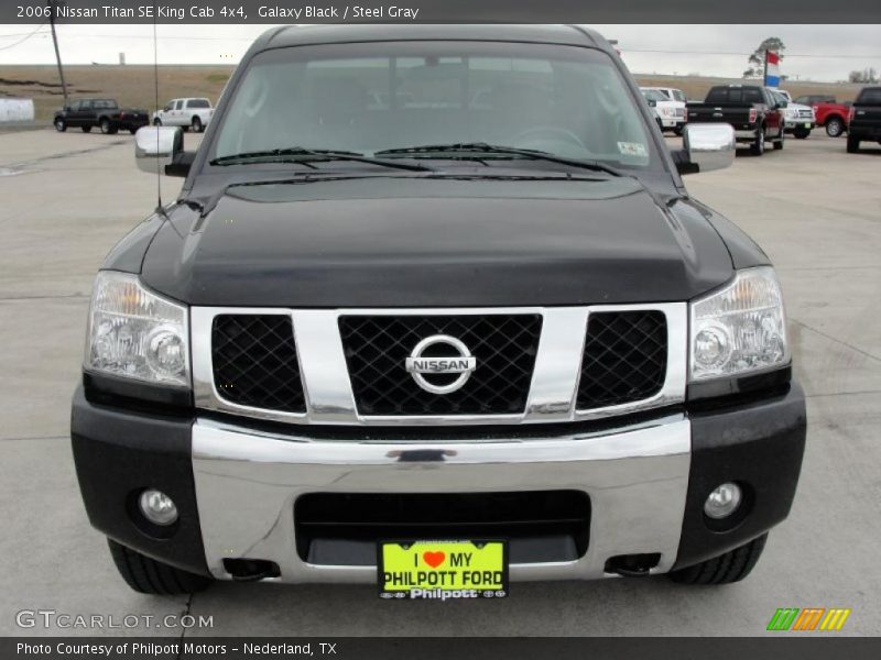 Galaxy Black / Steel Gray 2006 Nissan Titan SE King Cab 4x4
