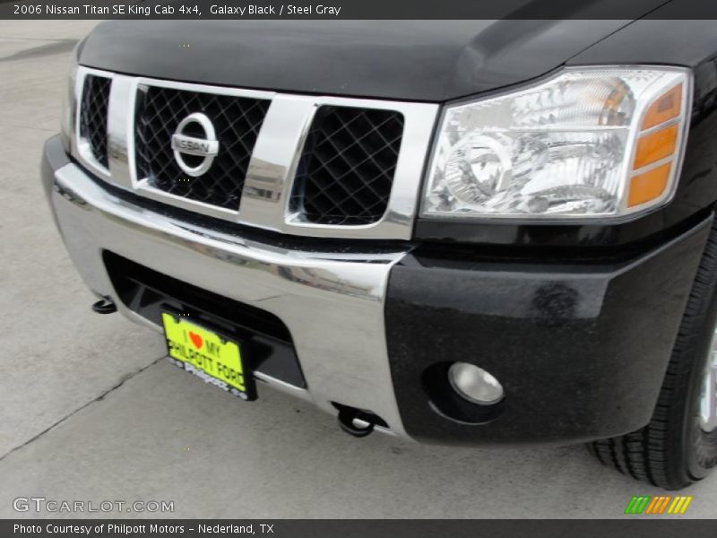 Galaxy Black / Steel Gray 2006 Nissan Titan SE King Cab 4x4