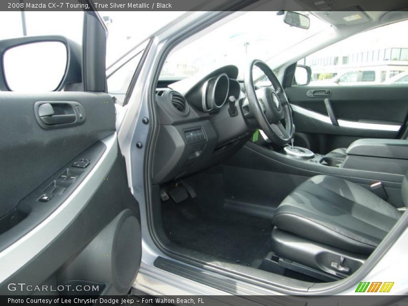 True Silver Metallic / Black 2008 Mazda CX-7 Touring