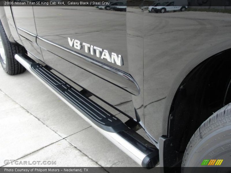 Galaxy Black / Steel Gray 2006 Nissan Titan SE King Cab 4x4
