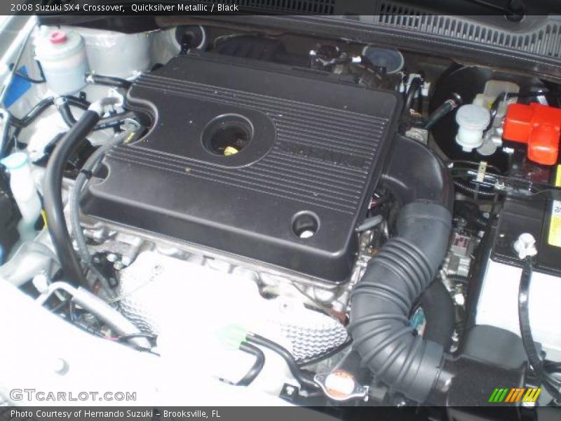 Quicksilver Metallic / Black 2008 Suzuki SX4 Crossover