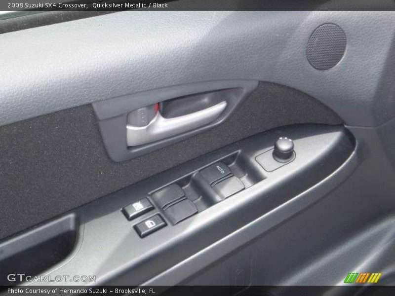 Quicksilver Metallic / Black 2008 Suzuki SX4 Crossover