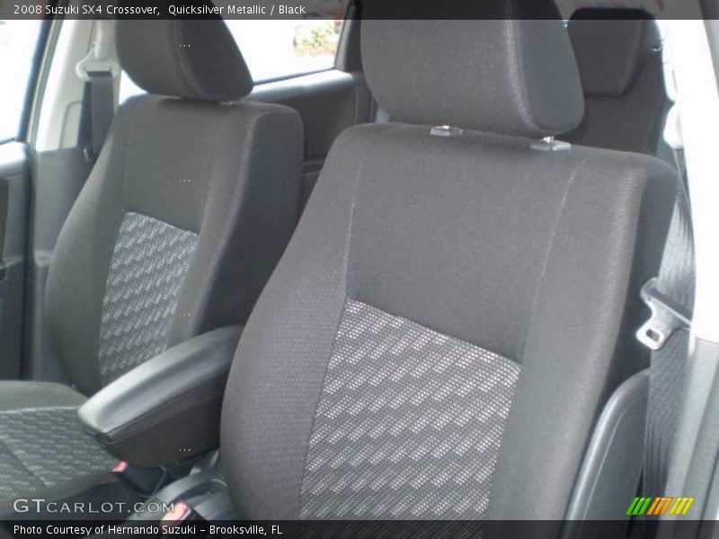 Quicksilver Metallic / Black 2008 Suzuki SX4 Crossover