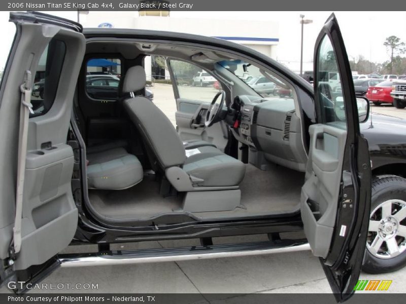 Galaxy Black / Steel Gray 2006 Nissan Titan SE King Cab 4x4