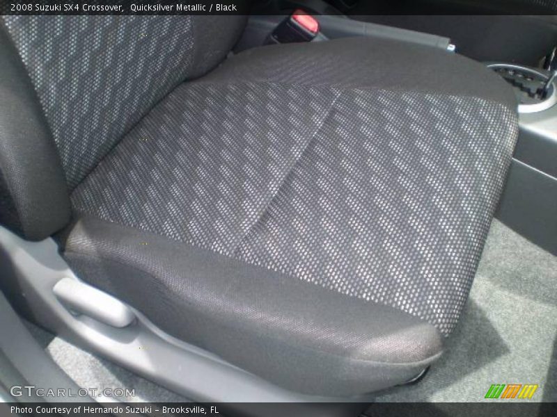 Quicksilver Metallic / Black 2008 Suzuki SX4 Crossover