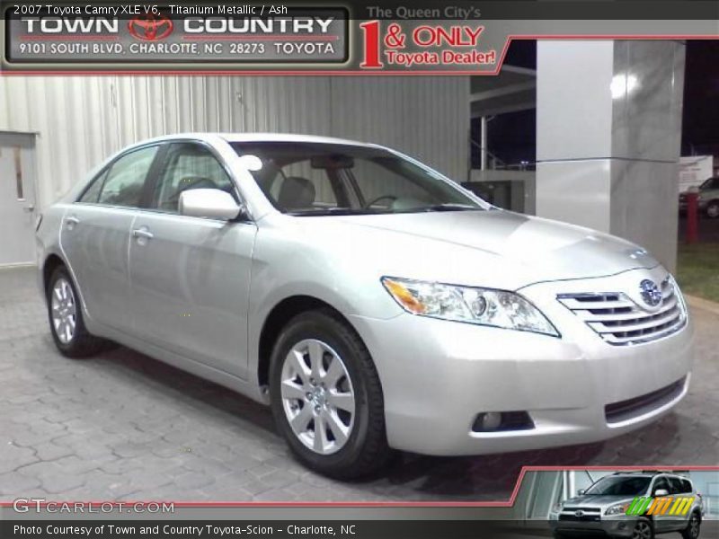 Titanium Metallic / Ash 2007 Toyota Camry XLE V6