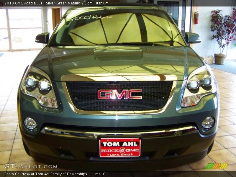 Silver Green Metallic / Light Titanium 2010 GMC Acadia SLT